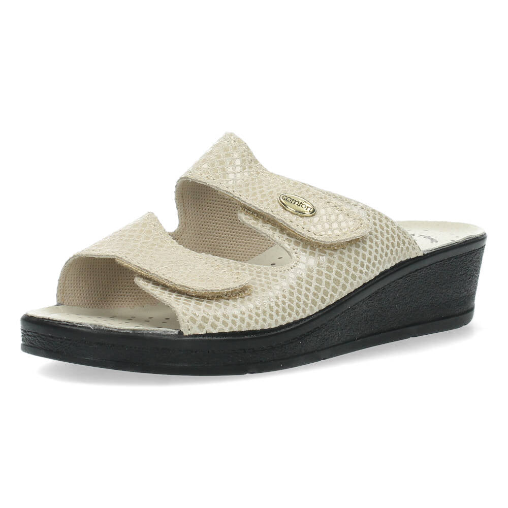 Beige slippers