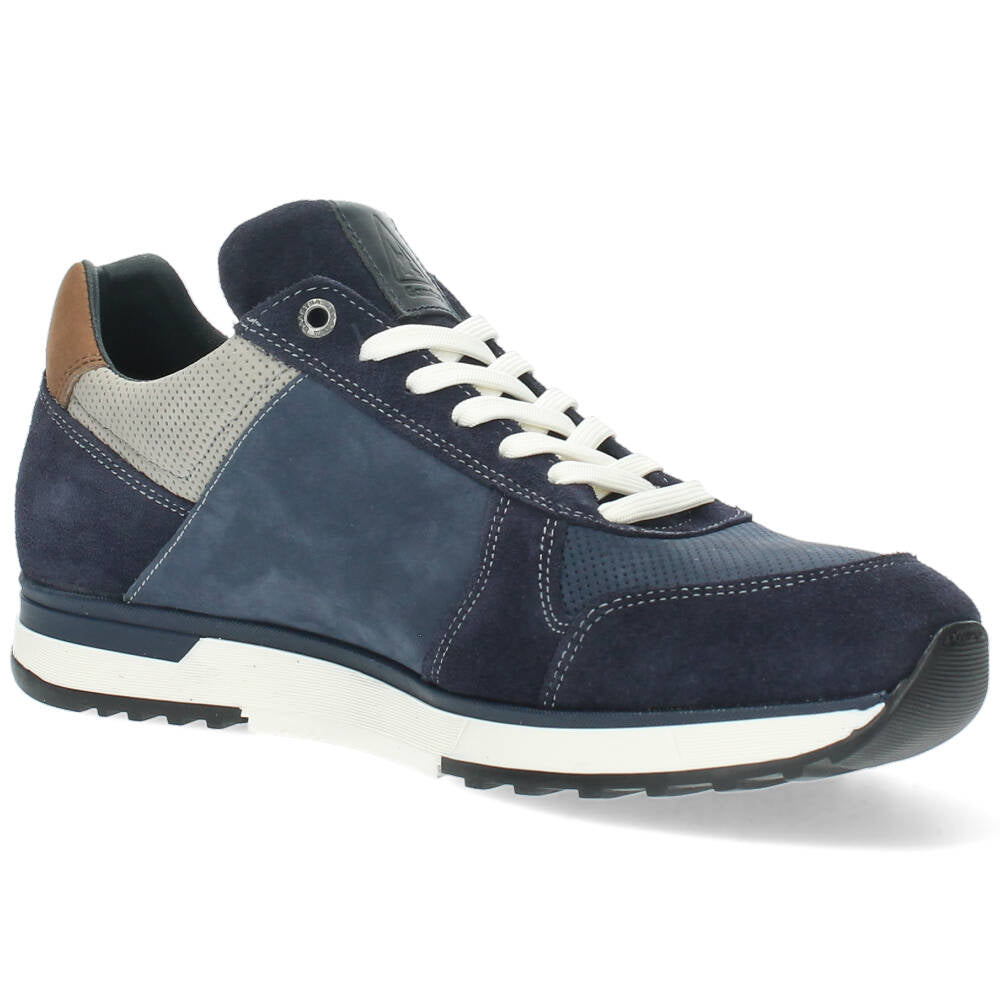 Blauwe veterschoenen