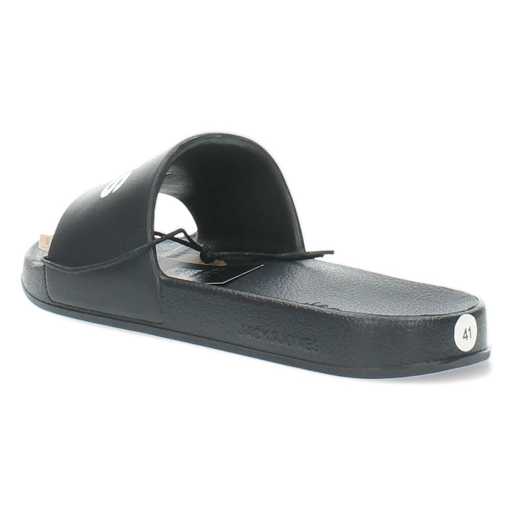 Donkergrijze slippers