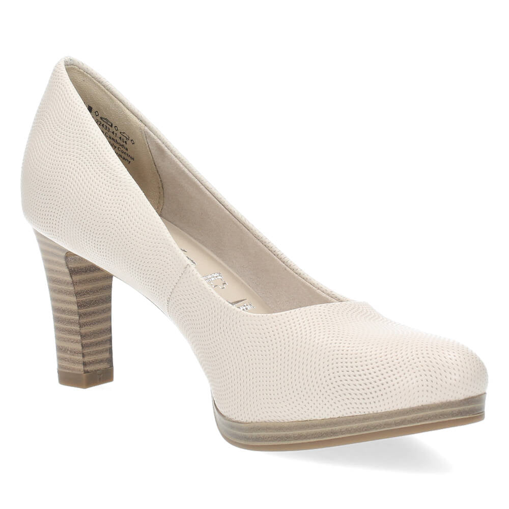 Beige pumps