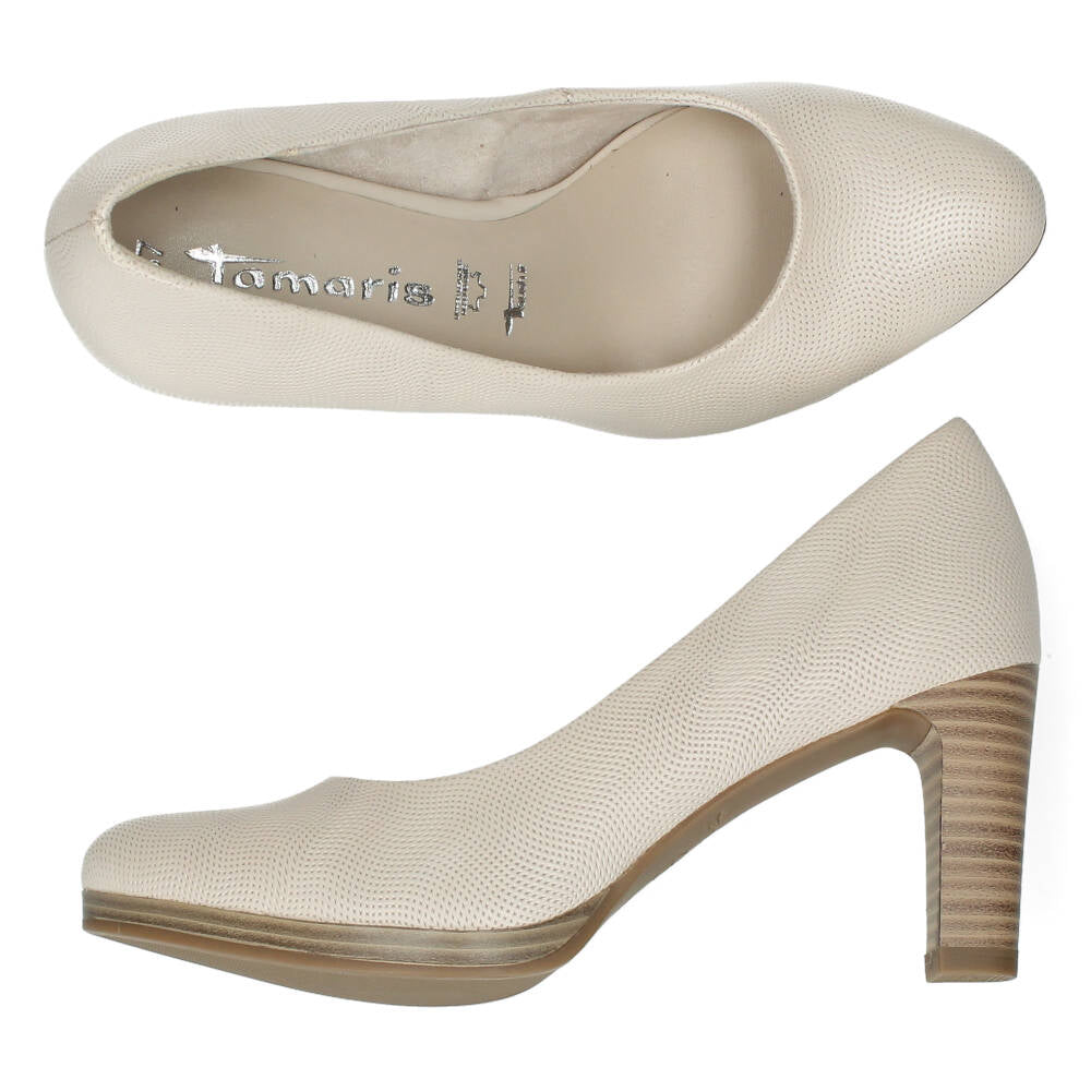 Beige pumps