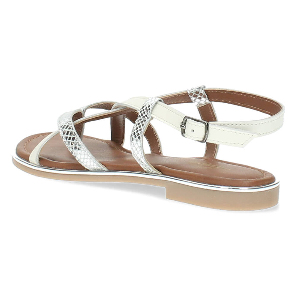 Witte sandalen