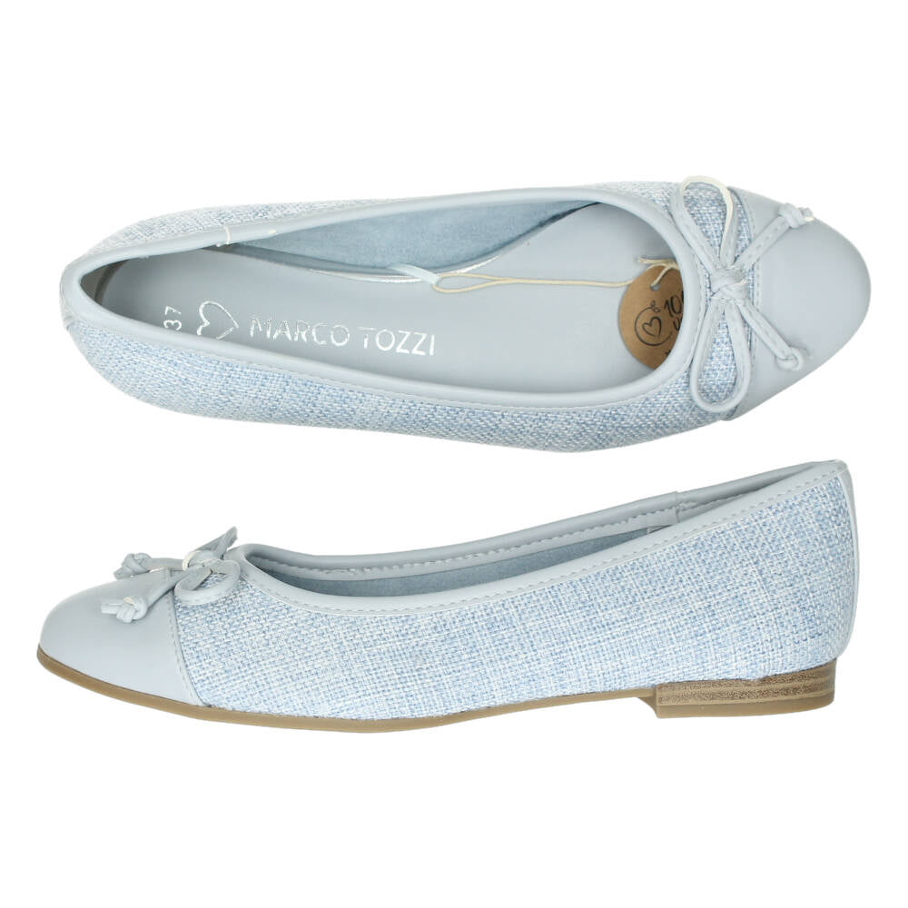 Blauwe ballerina's