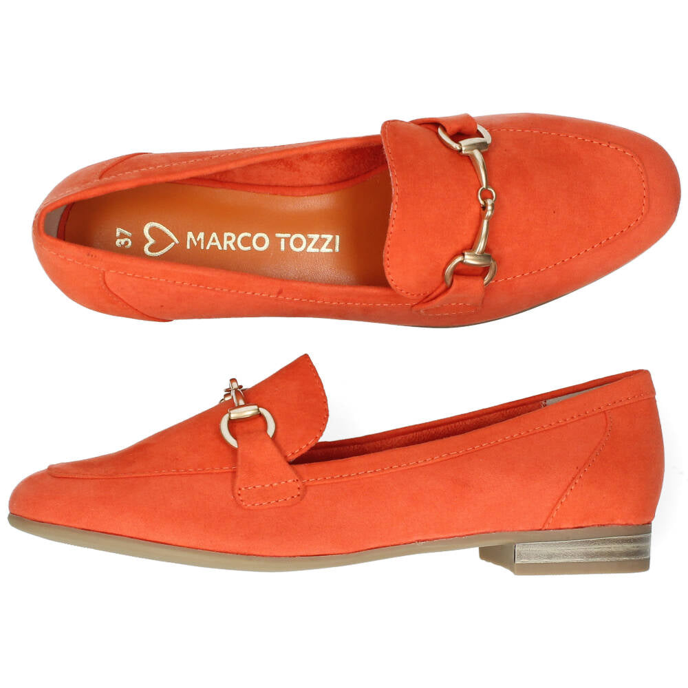 Oranje loafers