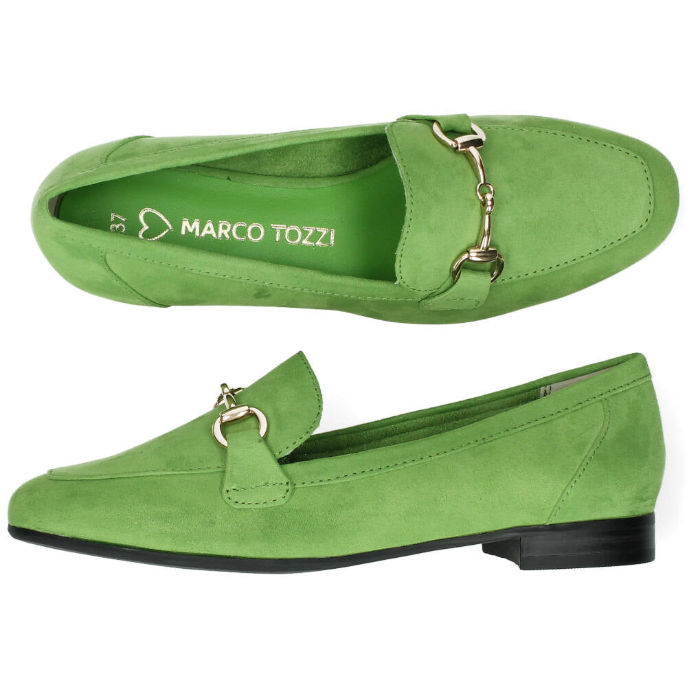 Groene loafers