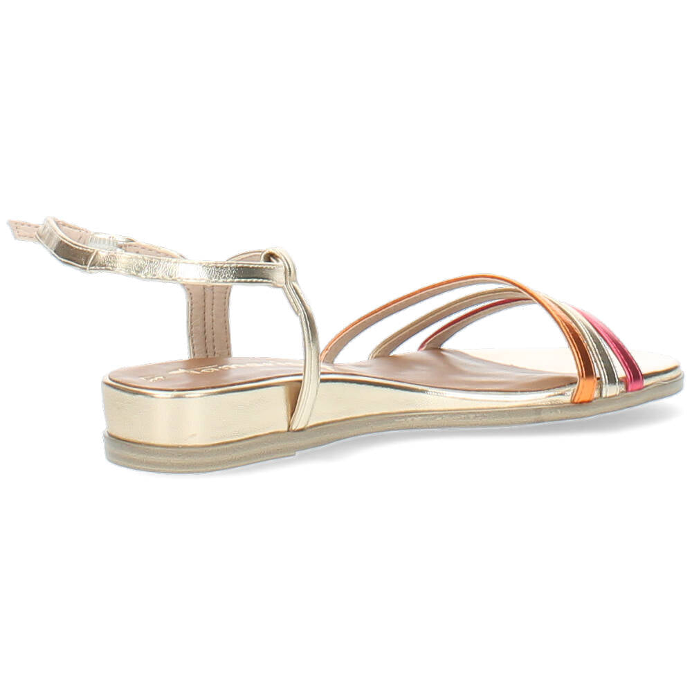 Metallic gouden sandalen