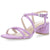 Paarse sandalen