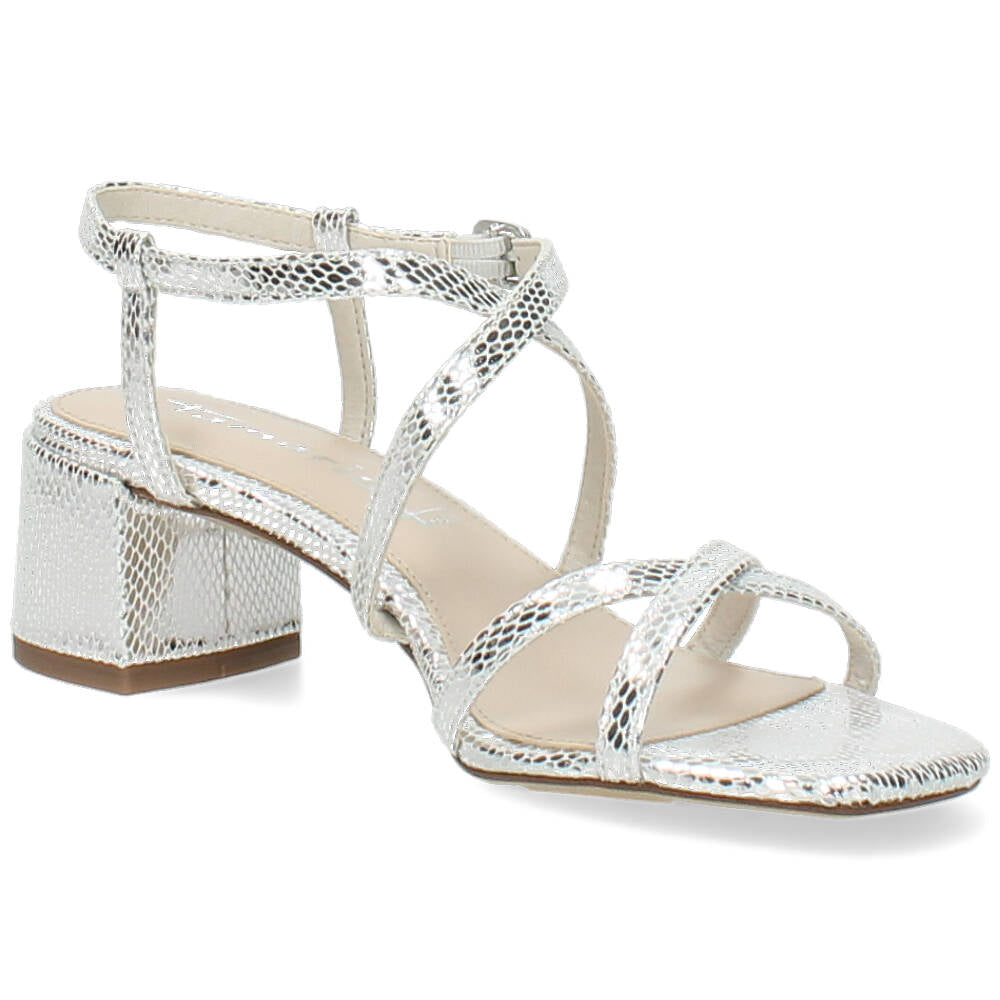 Zilveren sandalen