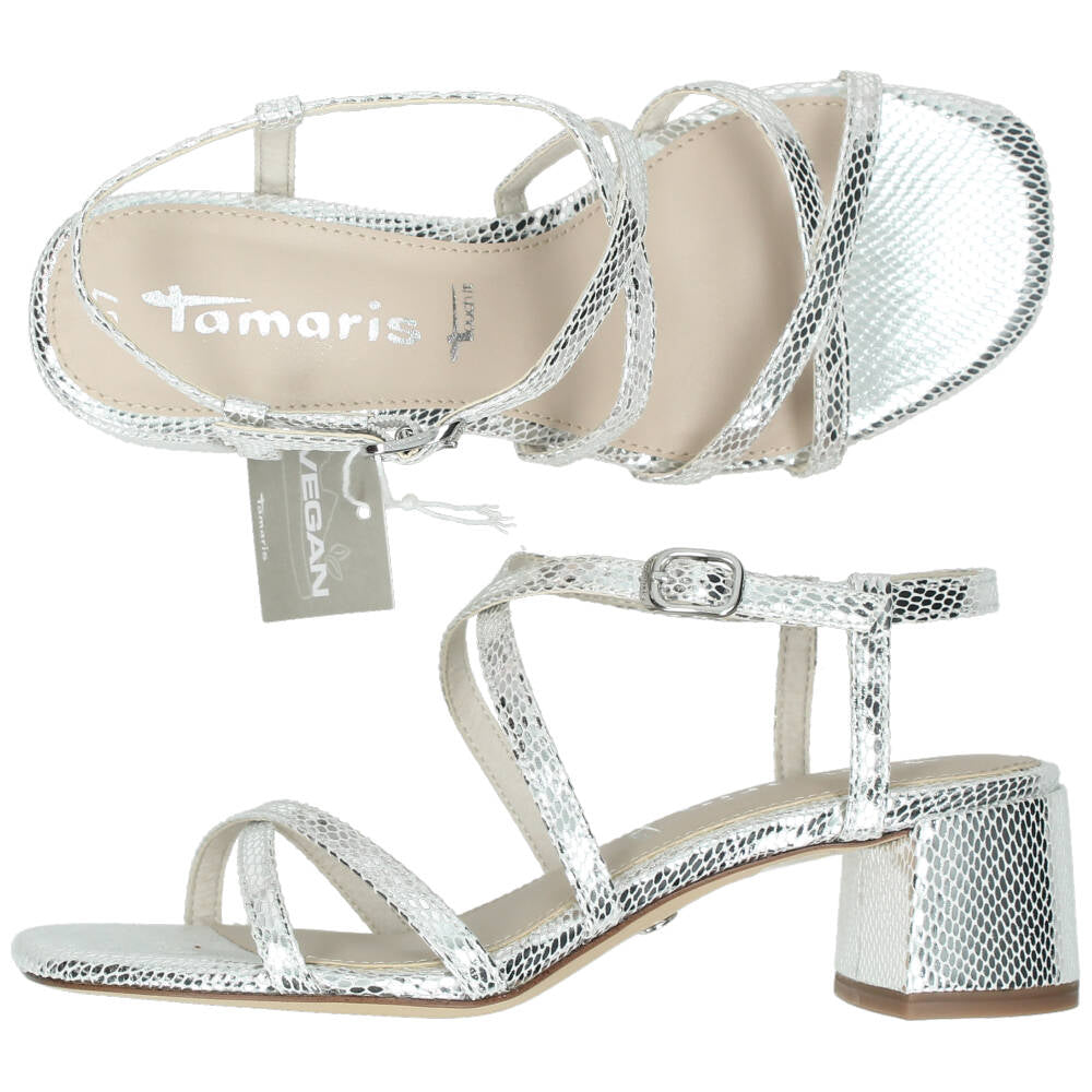 Zilveren sandalen