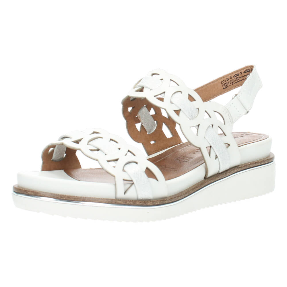 Witte sandalen