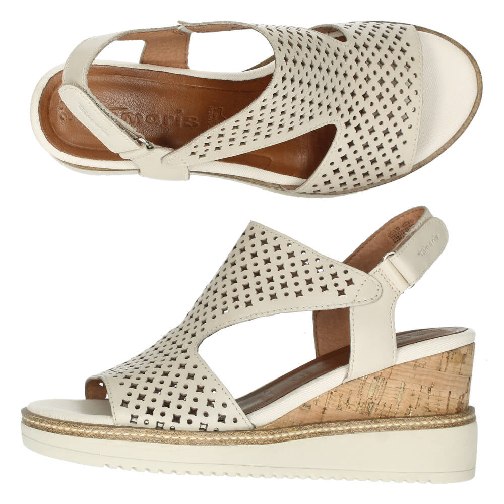 Beige sandalen
