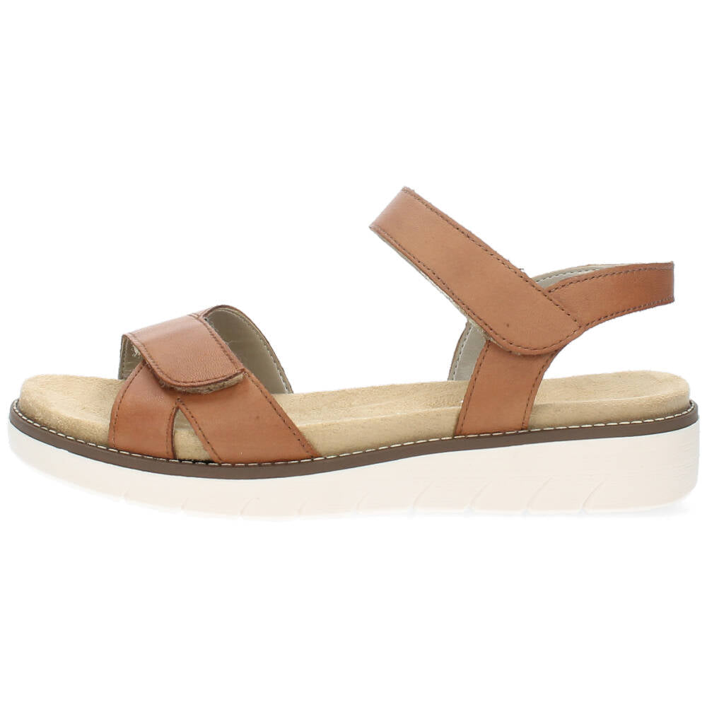 Cognac sandalen