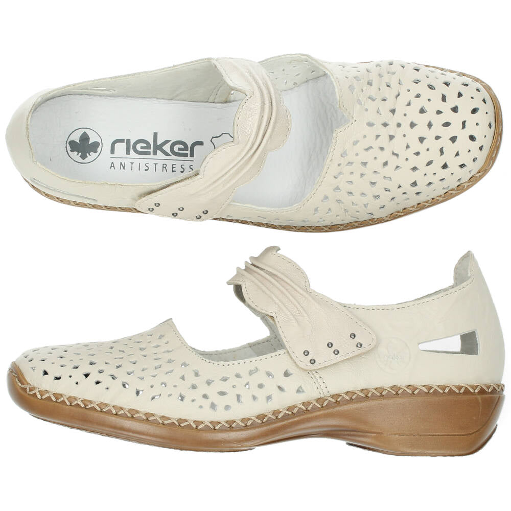 Beige schoenen met velcro