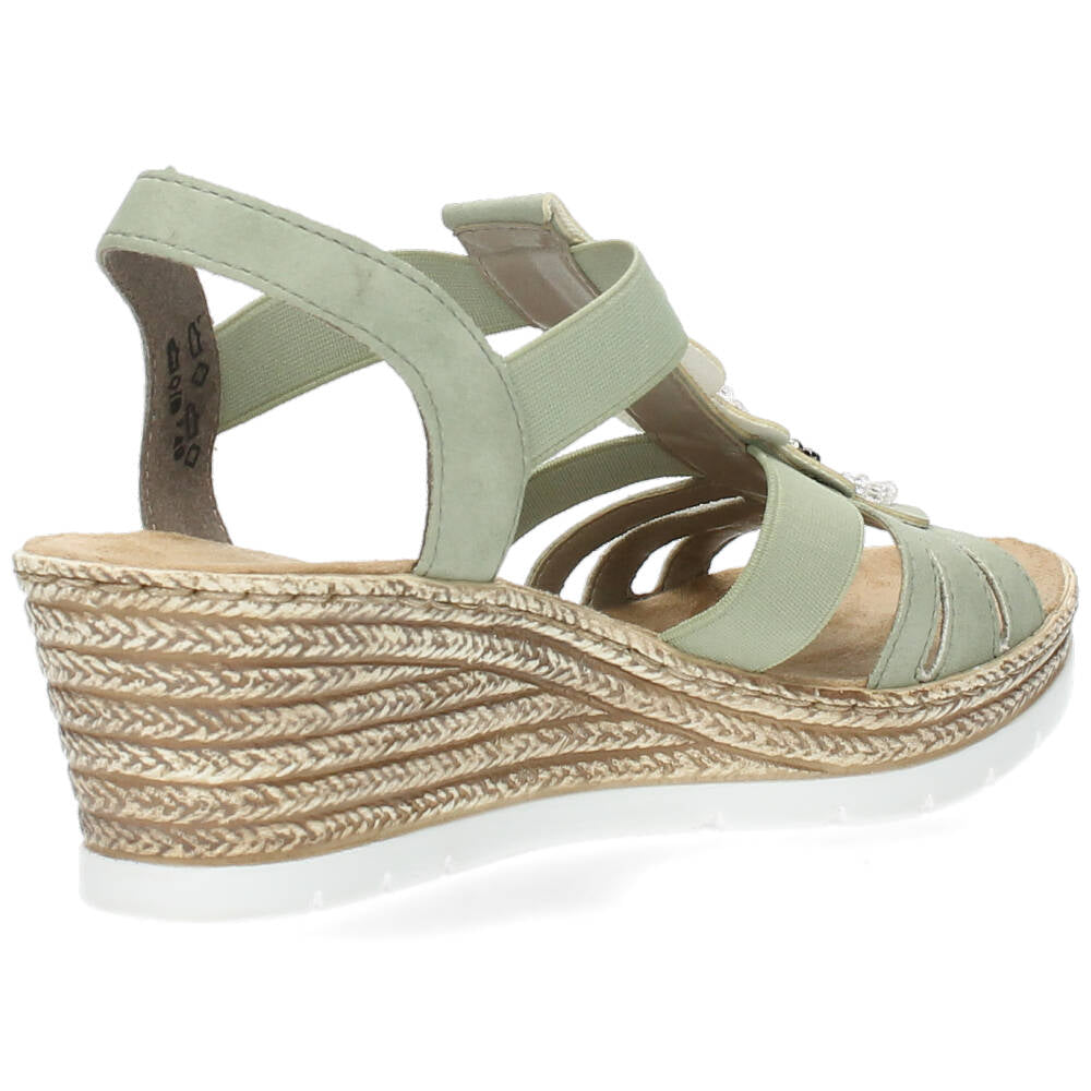 Groene sandalen