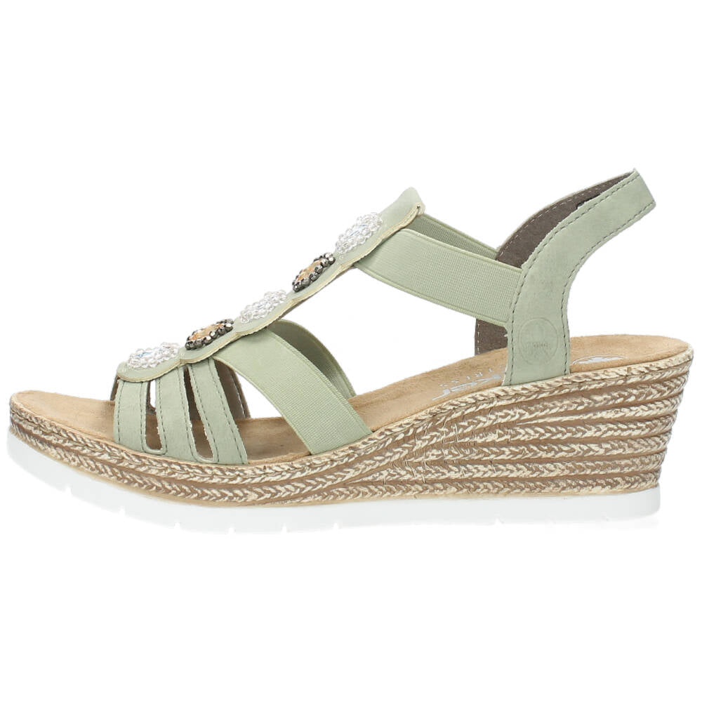 Groene sandalen