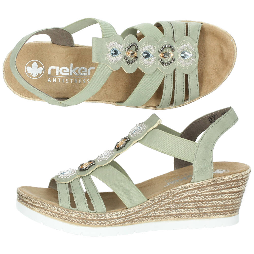 Groene sandalen
