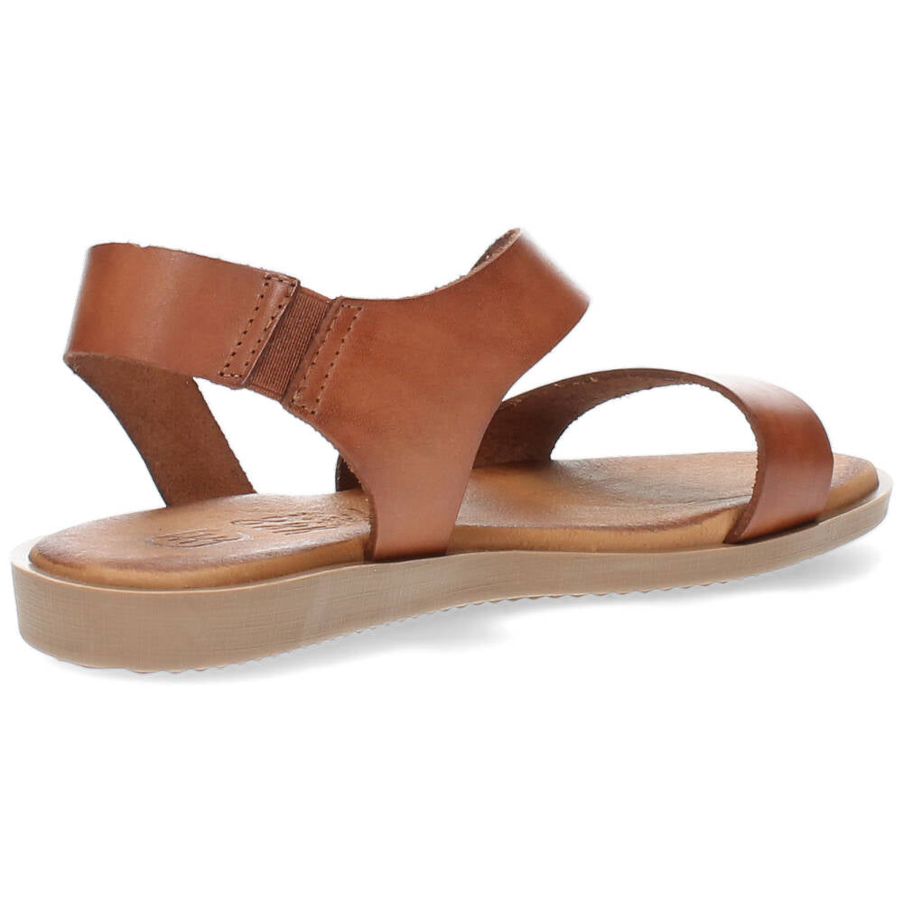 Cognac sandalen