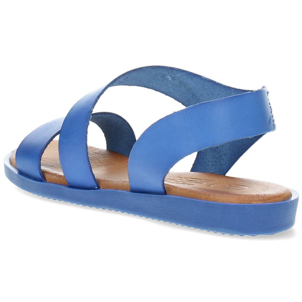 Blauwe sandalen