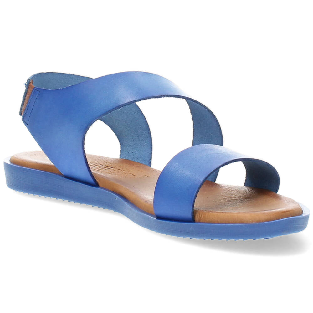 Blauwe sandalen