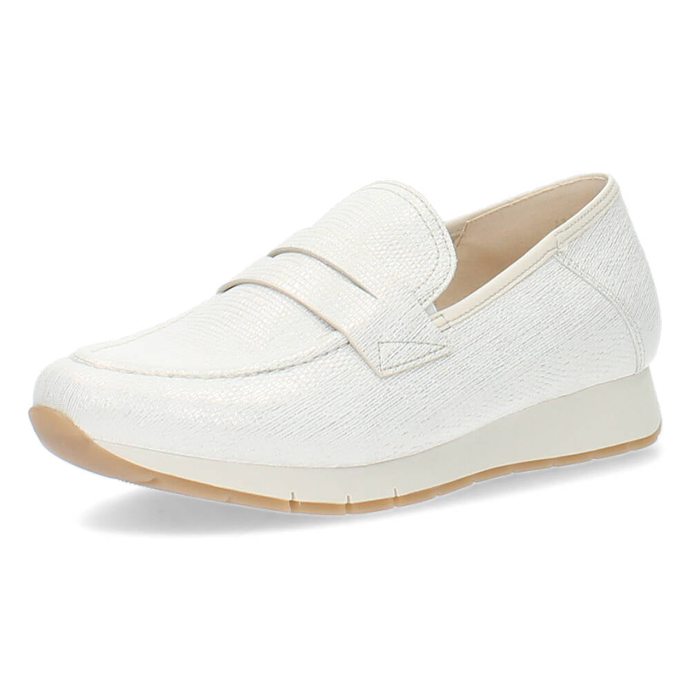 Beige loafers