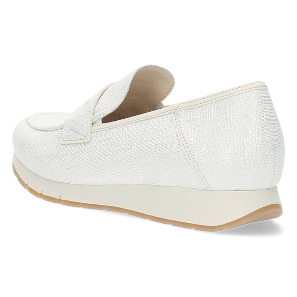 Beige loafers