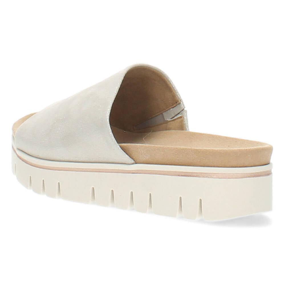 Beige slippers