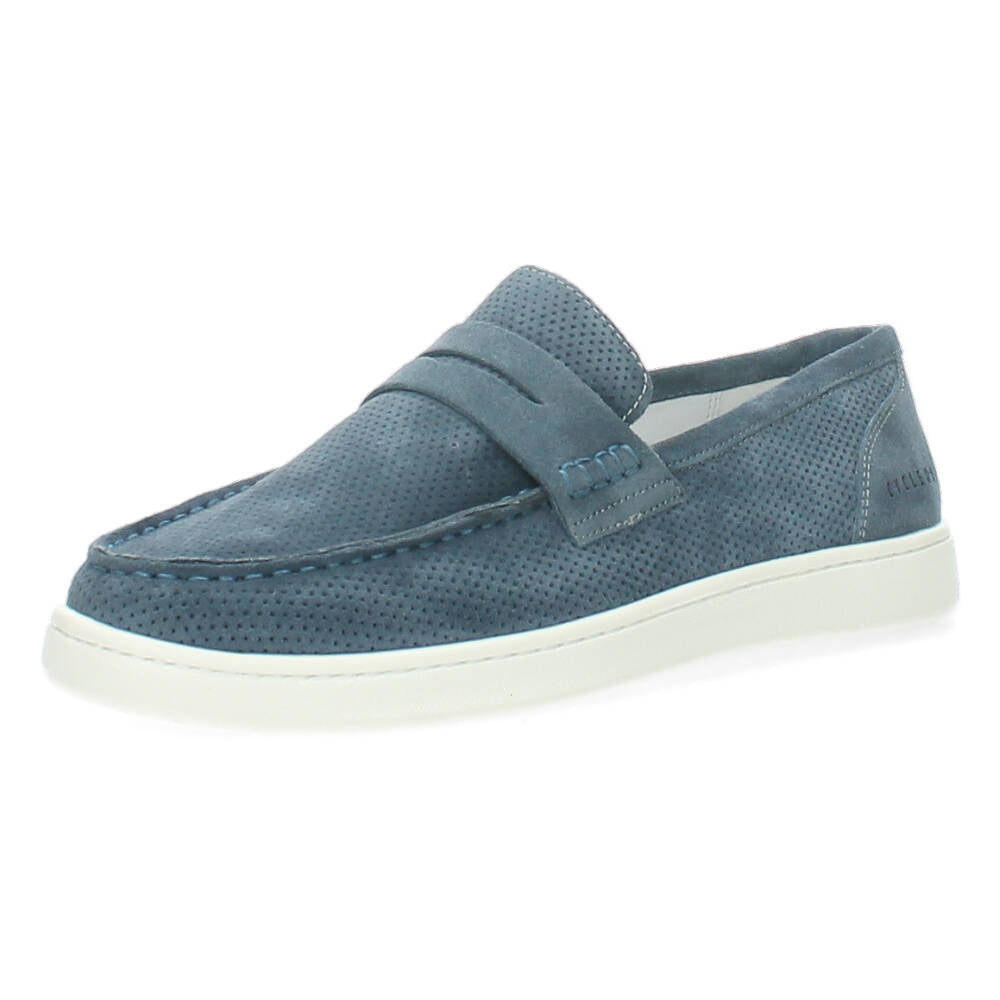 Blauwe loafers