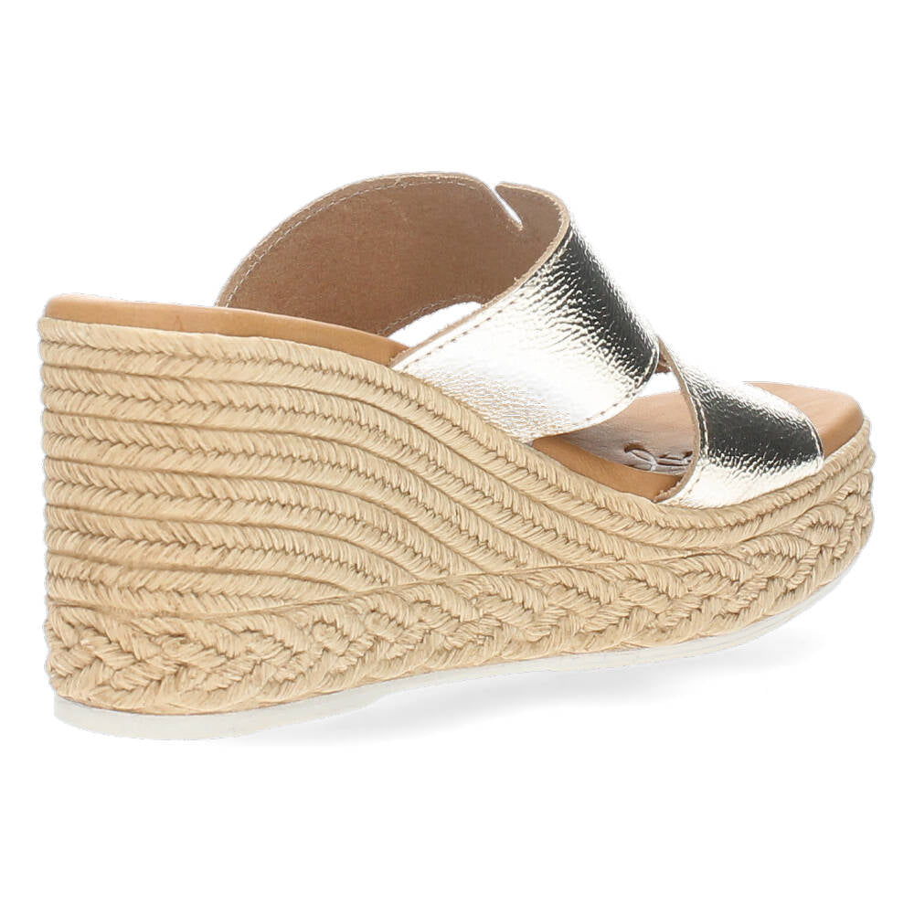 Metallic gouden slippers