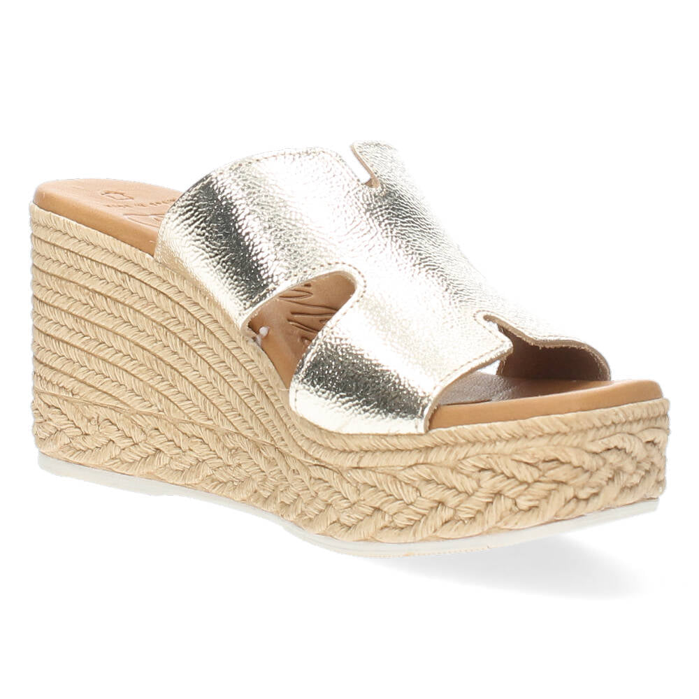 Metallic gouden slippers