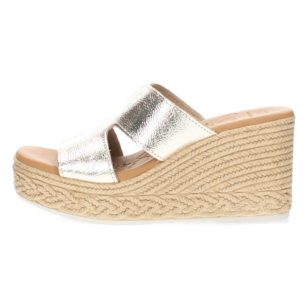 Metallic gouden slippers