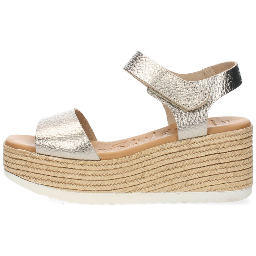 Metallic bronzen sandalen