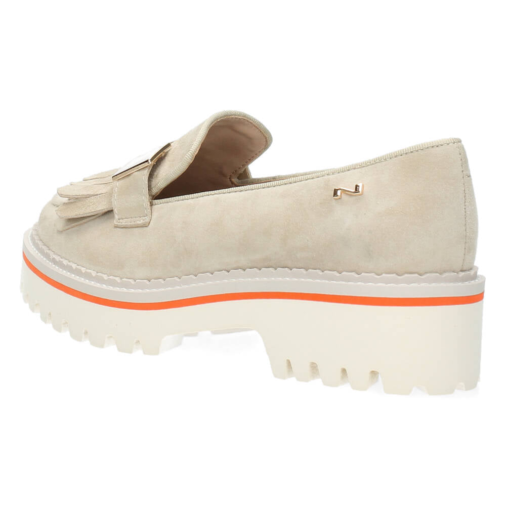 Beige loafers