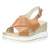 Cognac sandalen