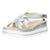 Zilveren sandalen