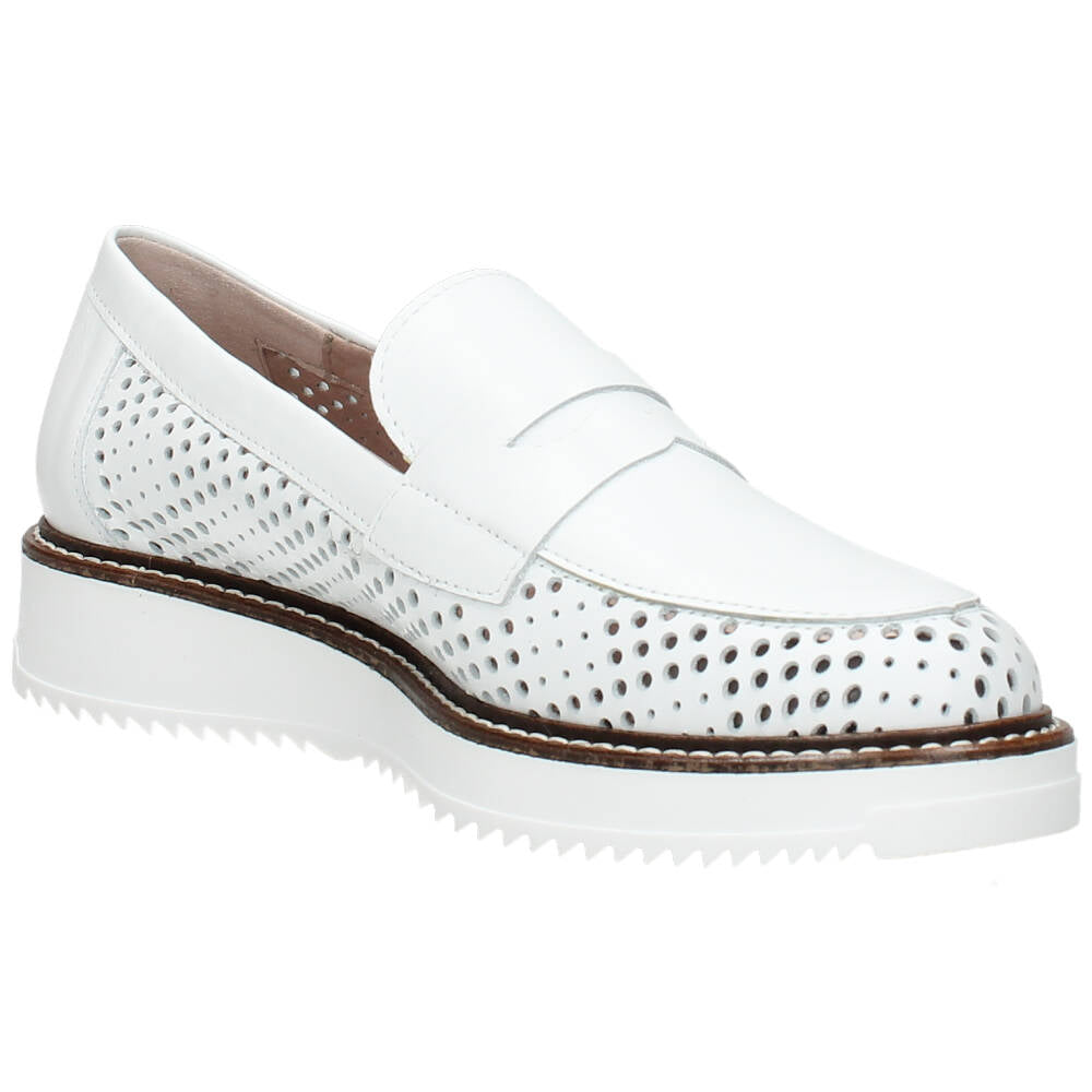 Witte loafers