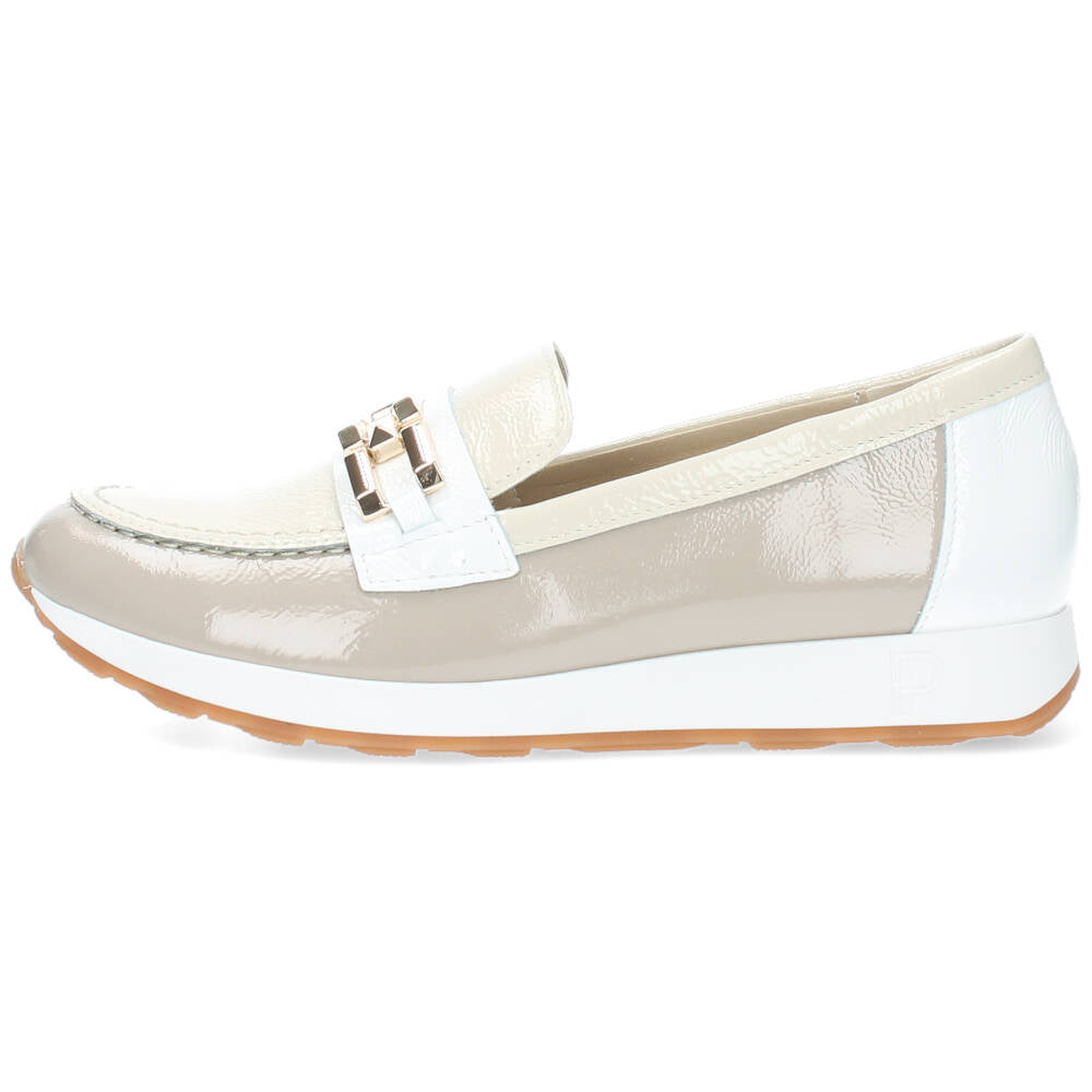 Beige loafers