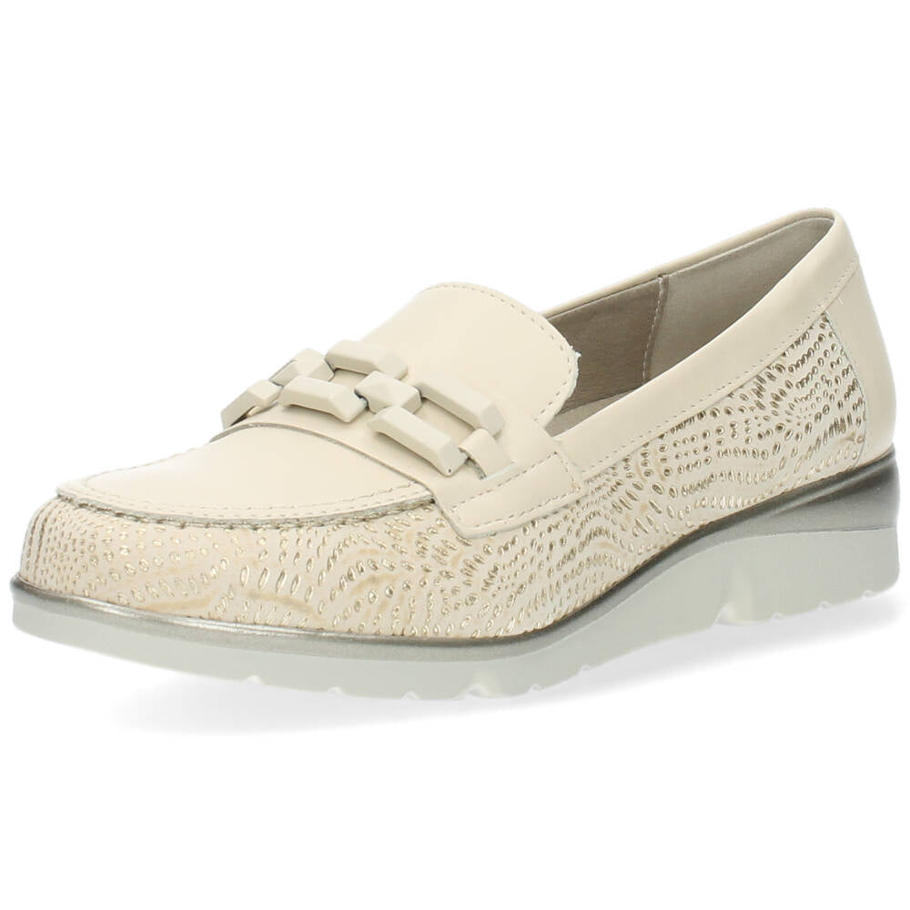Beige loafers