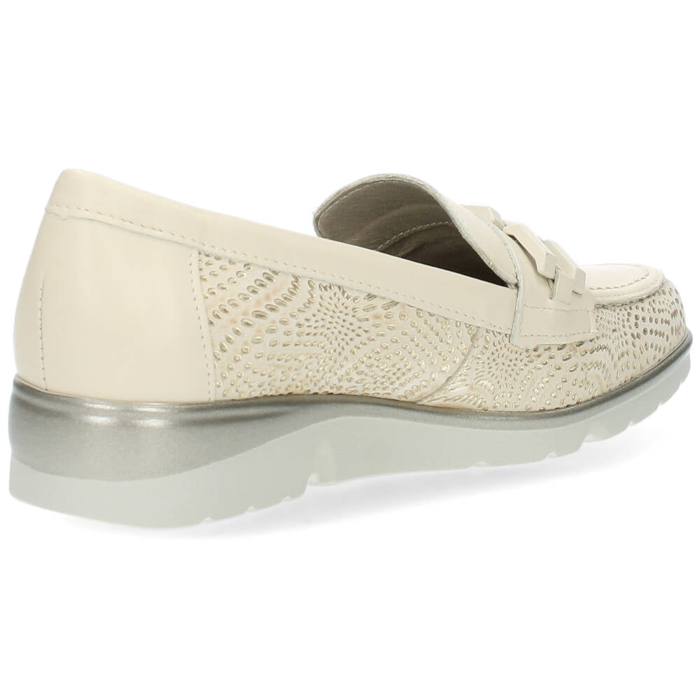 Beige loafers