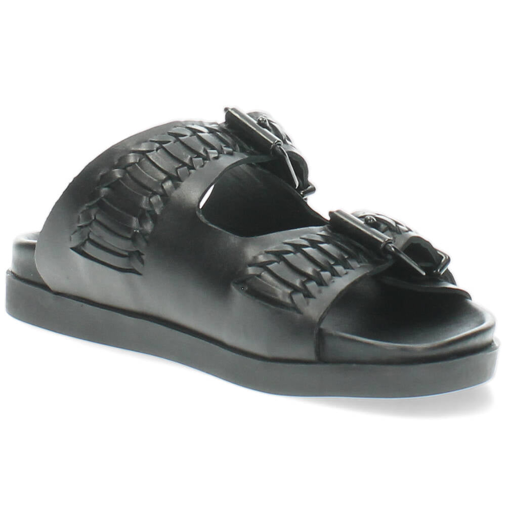 Zwarte slippers