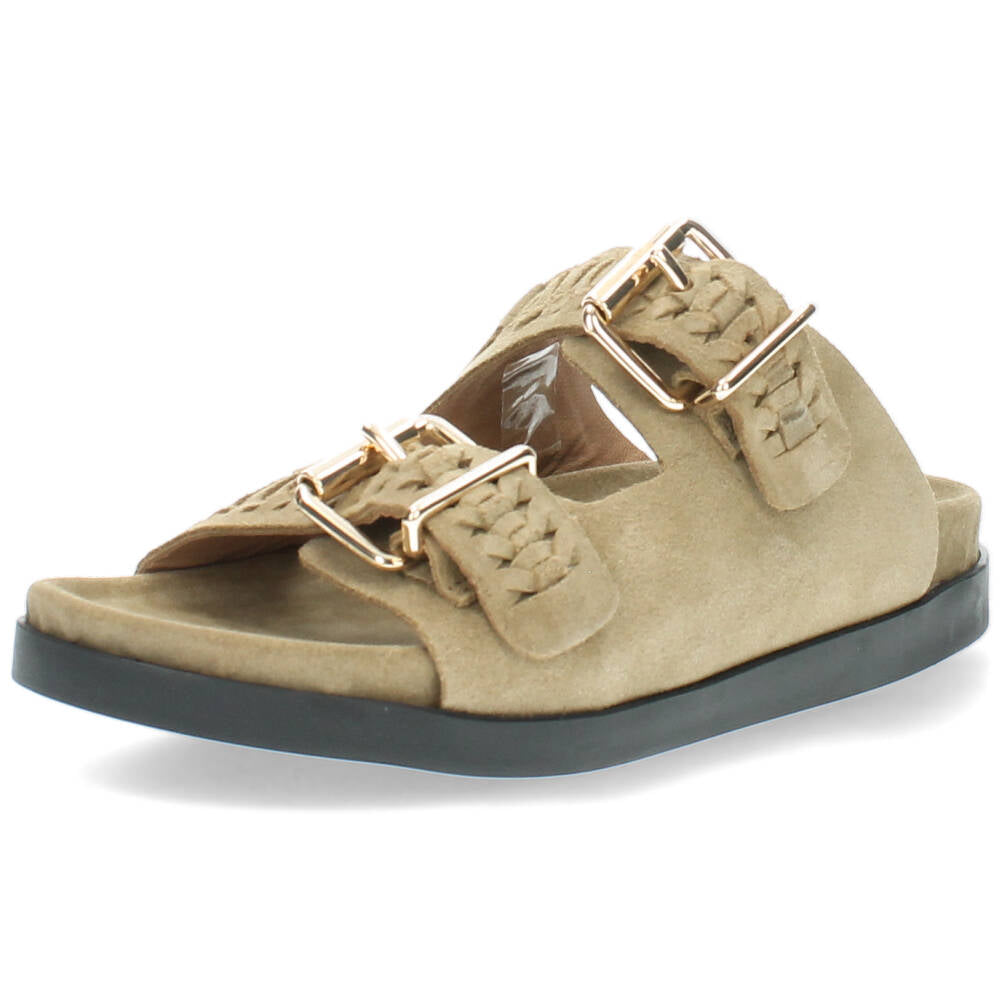 Beige slippers