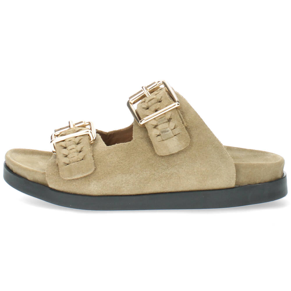 Beige slippers