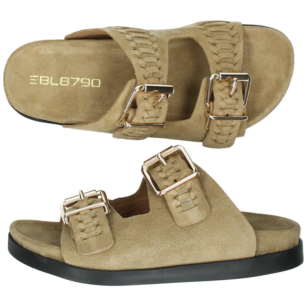 Beige slippers