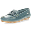 Blauwe mocassins