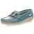 Blauwe mocassins