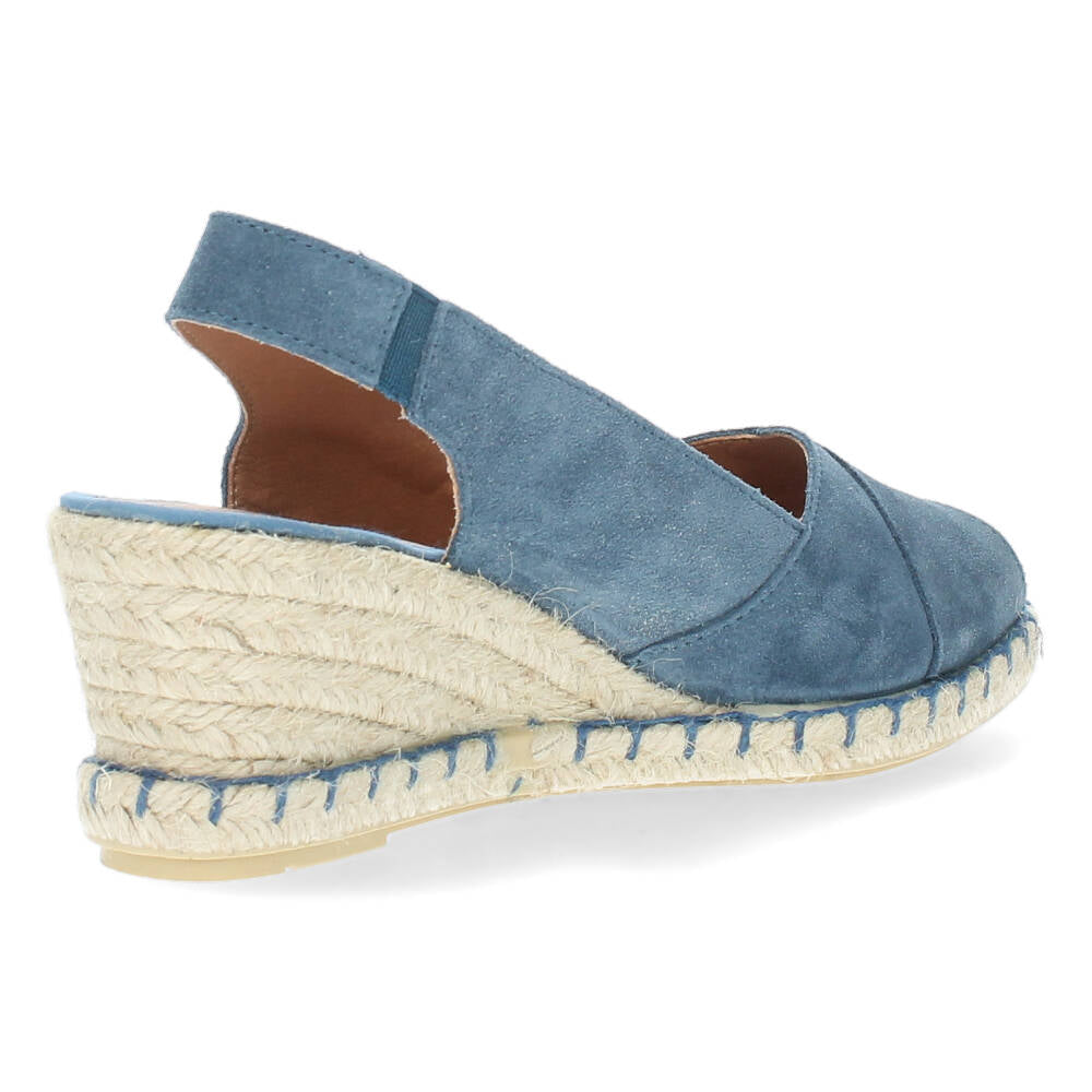 Jeans blauwe sleehakken