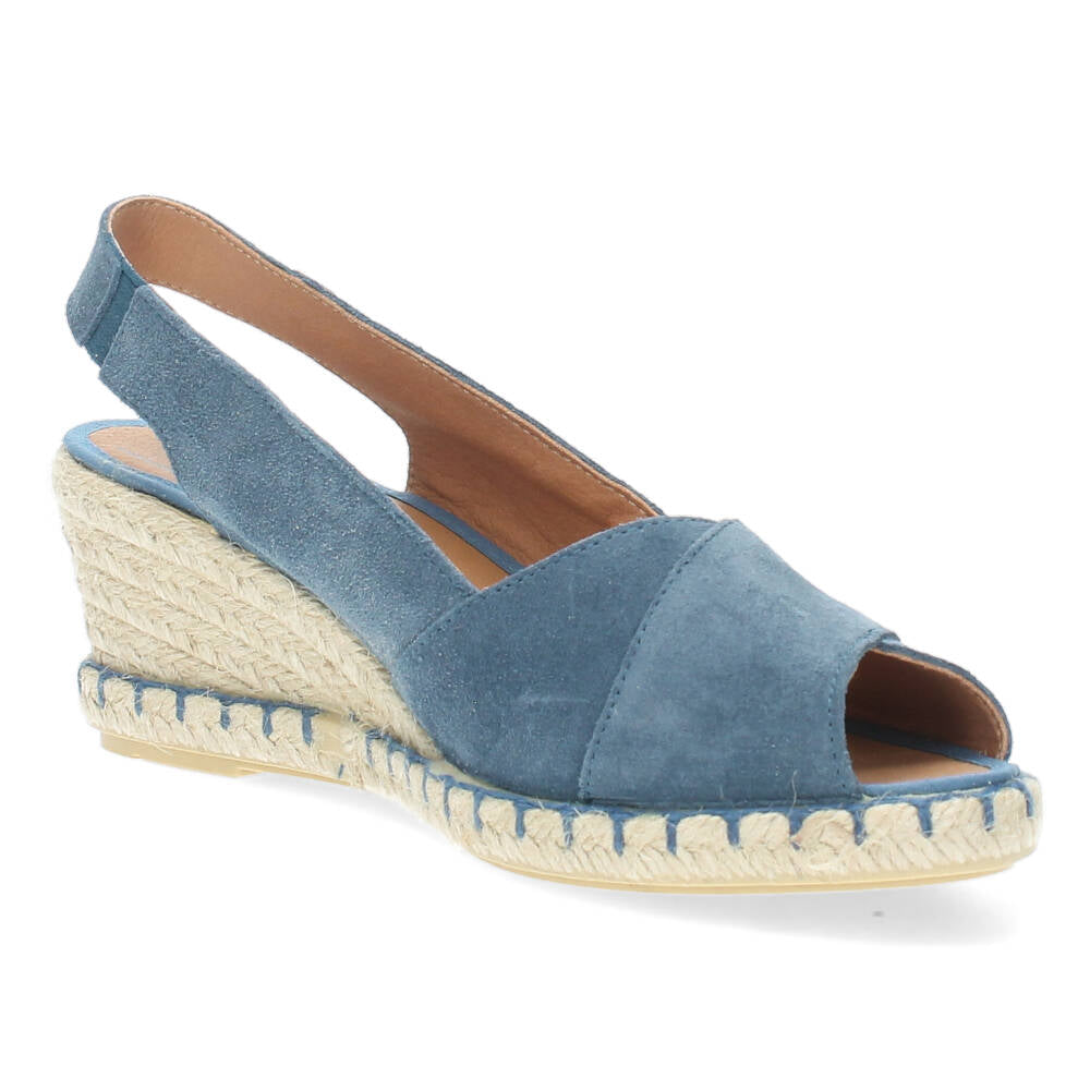 Jeans blauwe sleehakken