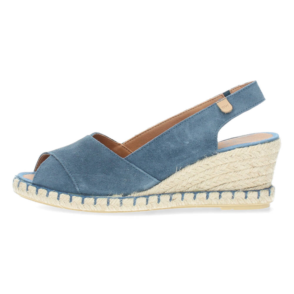 Jeans blauwe sleehakken