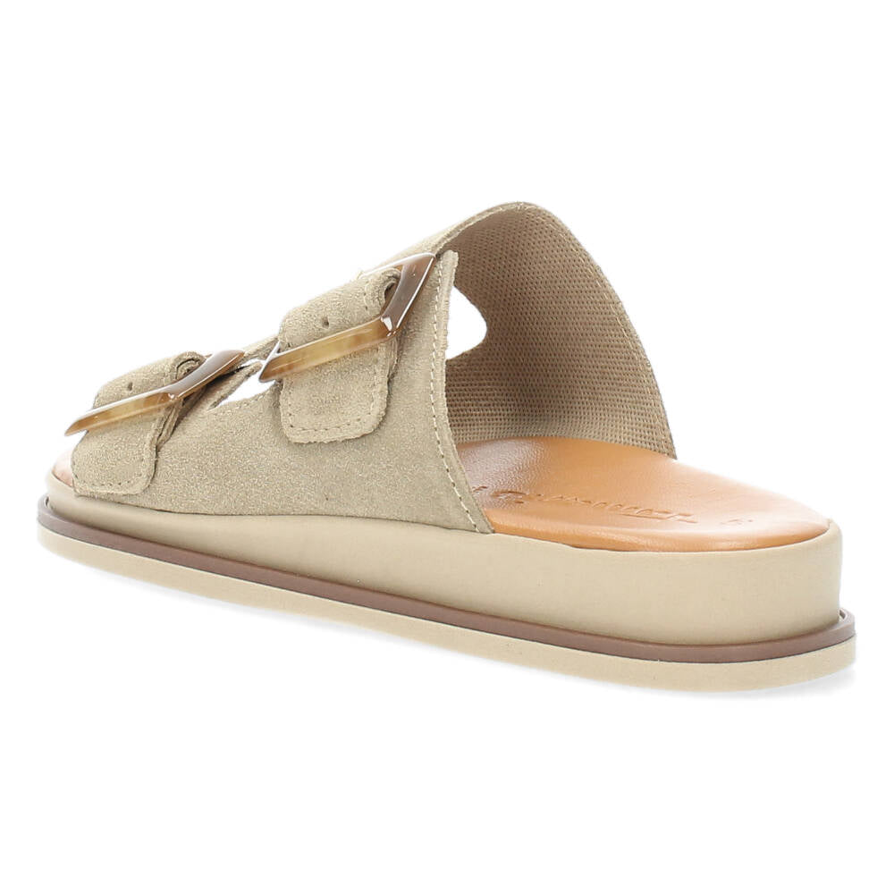 Beige slippers
