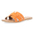 Lichtoranje slippers