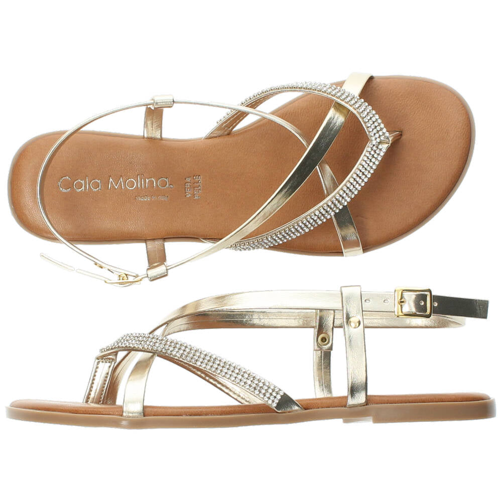 Metallic gouden sandalen